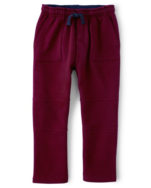 Boys Fleece Pull On Pants - Little Llamas - view 1