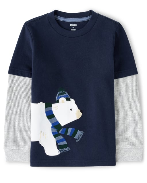 Camiseta térmica con capas de oso polar para niño - Polar Party - lbl_product_image_view_1