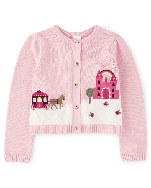 Girls Castle Cardigan - Royal Princess - view 1