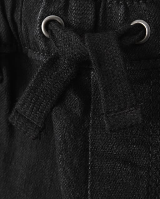 Boys Pull On Roll Cuff Jeans - Rock Academy - view 2