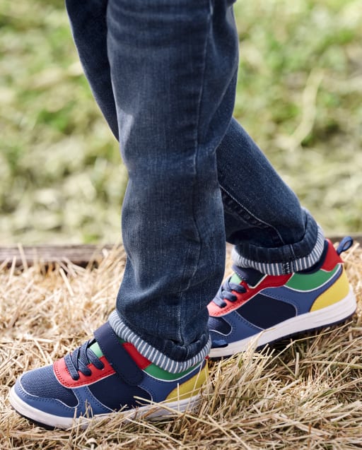 Zapatos deportivos con bloques de color para niños - Farming Friends