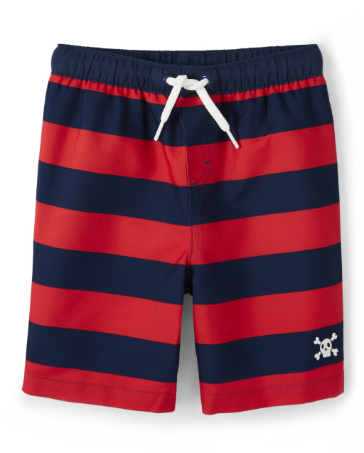 Boys Striped Swim Shorts - Splish-Splash