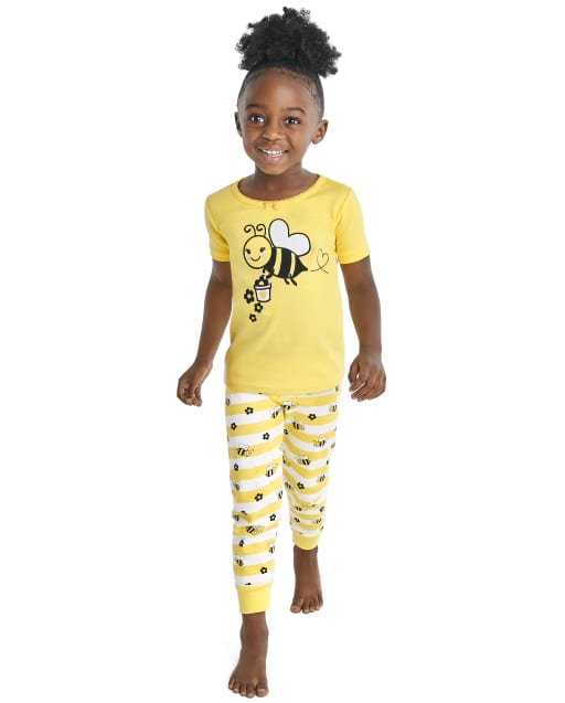 Girls Bee Snug Fit Cotton Pajamas - Gymmies