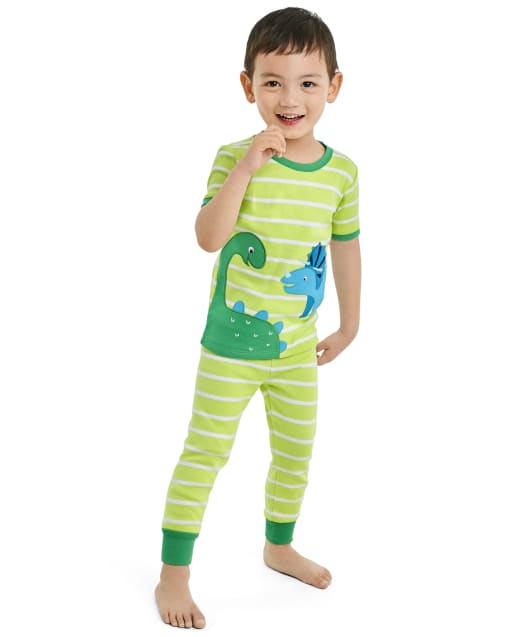 Boys Dino Snug Fit Cotton Pajamas - Gymmies - view 1