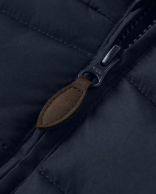 Boys Puffer Vest - Uniform - view 2