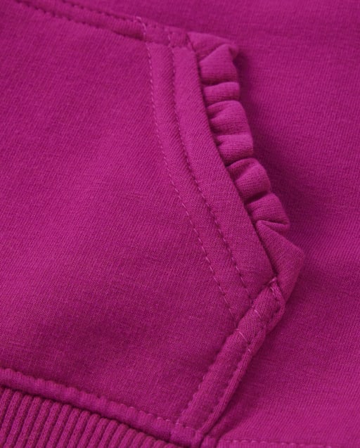Sweat à capuche zippé pour filles - Uniforme - lbl_product_image_view_2