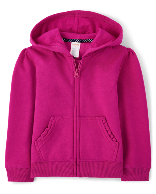 Girls Zip Up Hoodie - Uniform