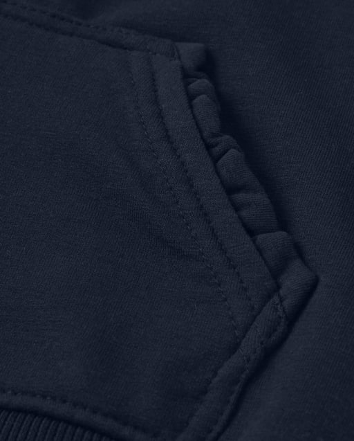 Sweat à capuche zippé pour filles - Uniforme - lbl_product_image_view_2
