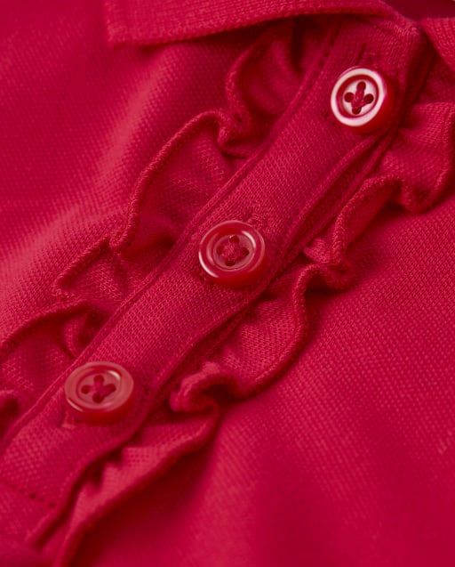 Polo à volants anti-taches Fille - Uniforme - lbl_product_image_view_2