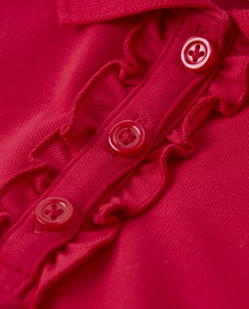 Polo à volants anti-taches Fille - Uniforme - lbl_product_image_view_2