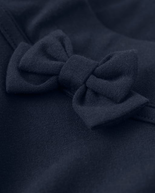 Jupe-short à nœud en ponte pour filles - Uniforme - lbl_product_image_view_2