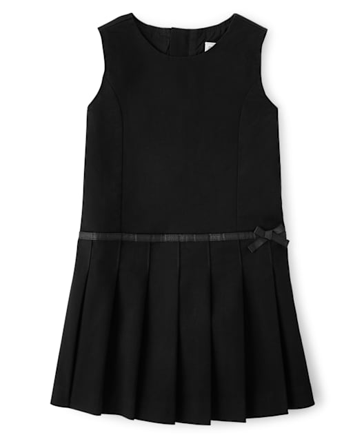 Girls Stain and Wrinkle-Resistant Pleated Jumper - Uniform