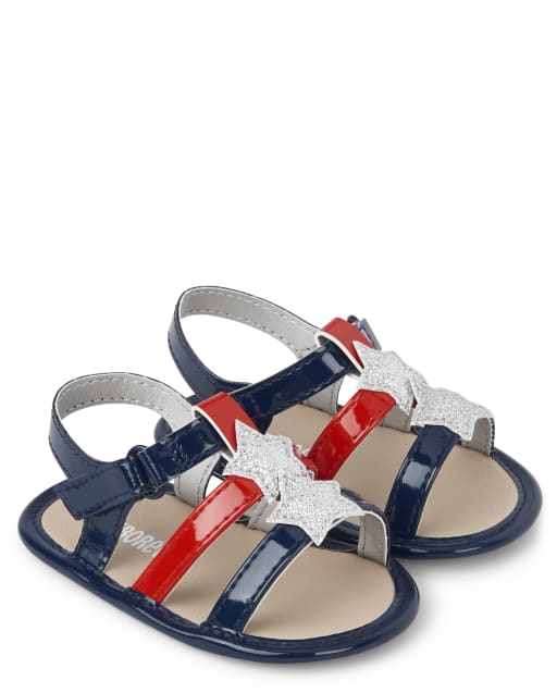 Baby Girls Star Gladiator Sandals - American Cutie