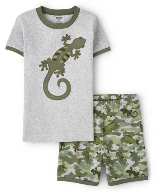 Pyjama en coton ajusté à motif lézard pour garçon - lbl_product_image_view_2