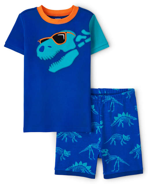 Pyjama en coton ajusté à motif dinosaure pour garçon - lbl_product_image_view_2