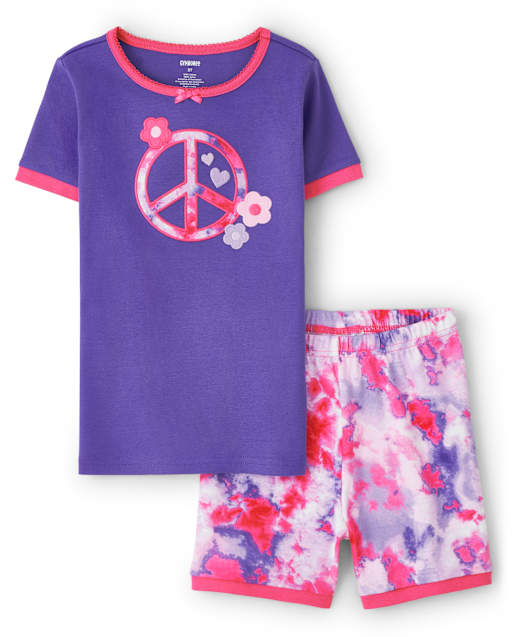 Pyjama en coton ajusté Peace pour filles - lbl_product_image_view_2