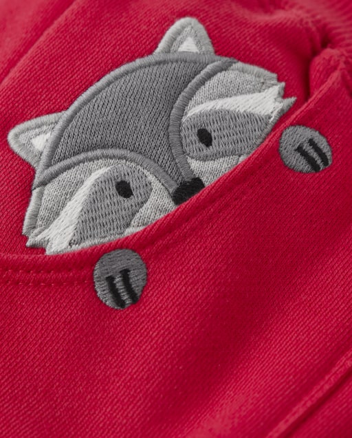 Boys Raccoon Pull On Jogger Pants - Head of the Class - view 2