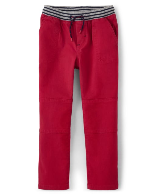 Boys Twill Pull On Pants - Head of the Class