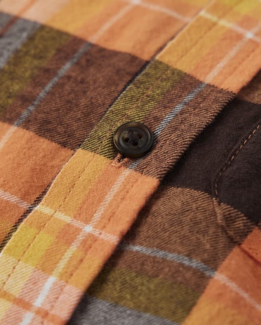 Chemise boutonnée à carreaux pour garçon - Perfect Pumpkin - lbl_product_image_view_2