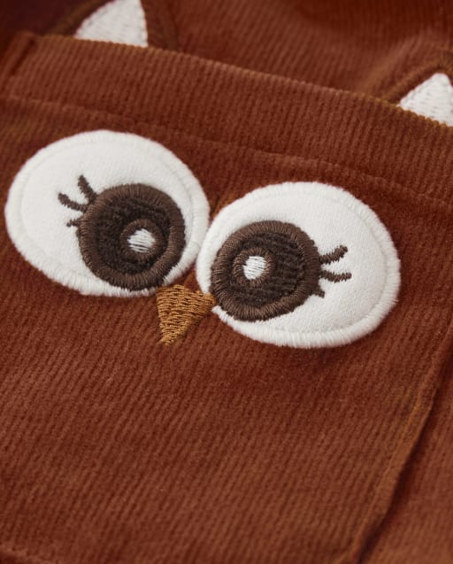 Barboteuse Fille Owl Corduroy - Autumn Harvest - lbl_product_image_view_2