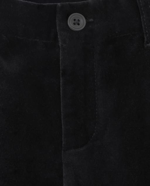 Boys Velvet Dress Pants - view 2