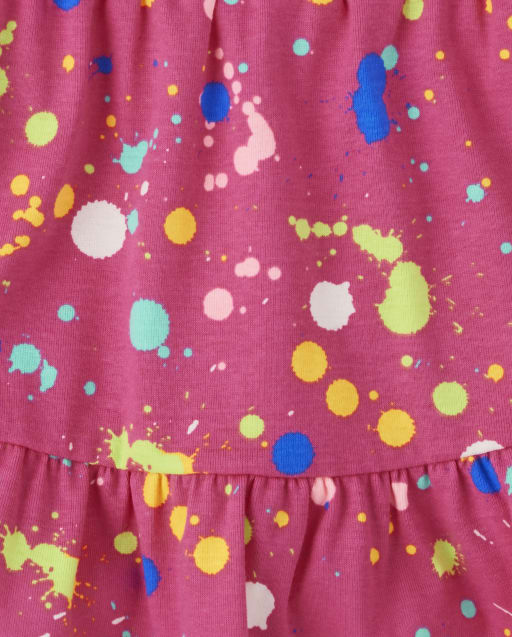 Girls Paint Splatter Skort - Future Artist - view 2