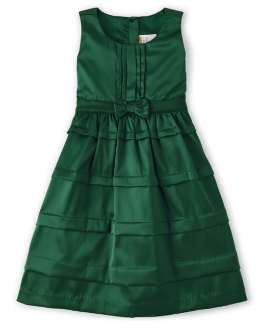 Girls Tiered Dress - Holiday Traditions