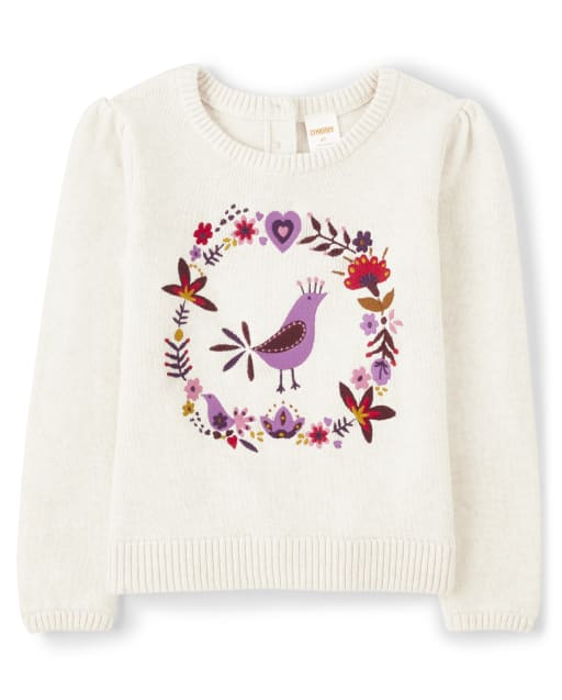 Pull à couronne florale pour fille - Spice Market - lbl_product_image_view_1