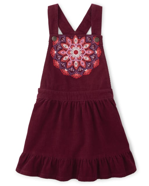 Girls Mandala Corduroy Skirtall - Spice Market - view 1