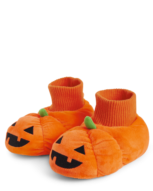 Kids Pumpkin Slippers - Gymmies - view 1
