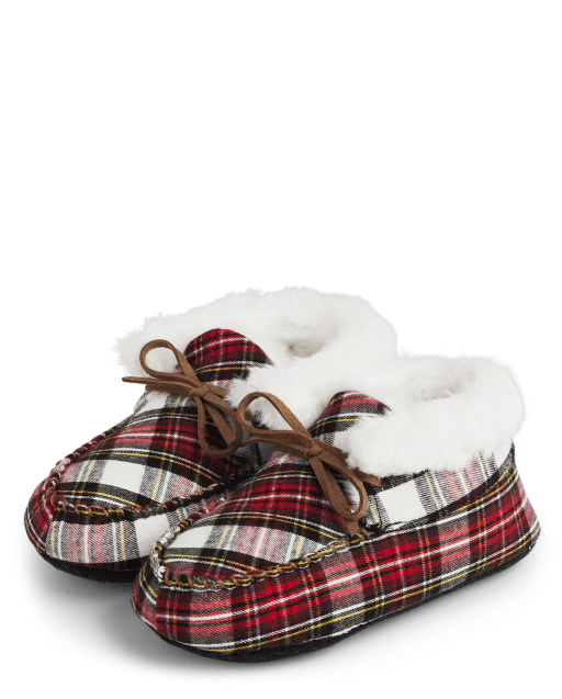 Kids Plaid Slippers - Gymmies - view 1