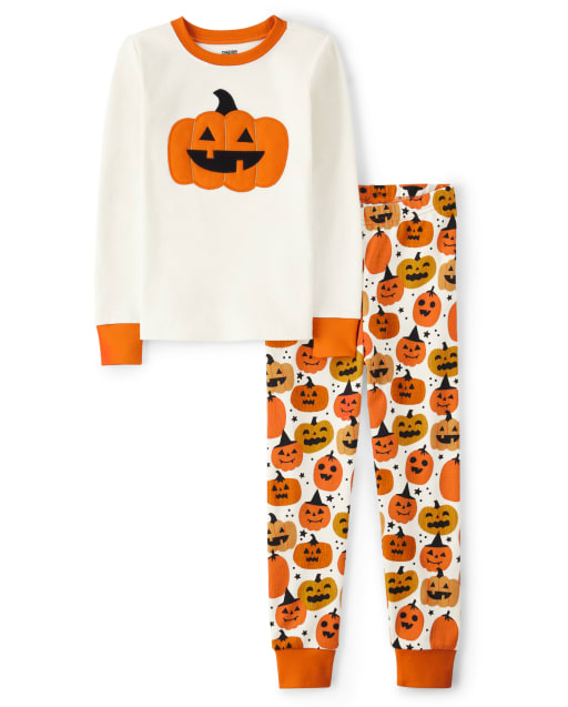 Pyjama en coton ajusté à motif citrouille pour enfants - lbl_product_image_view_2