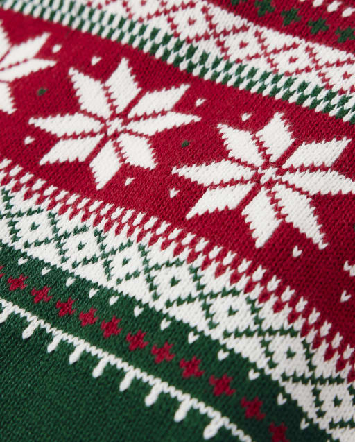 Boys Snowflake Fairisle Sweater - Holiday Traditions - view 2