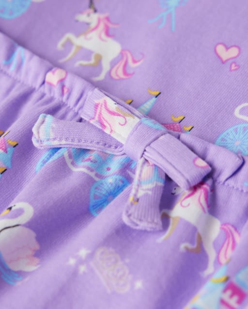 Girls Castle Babydoll Top - Unicorn Princess - view 2