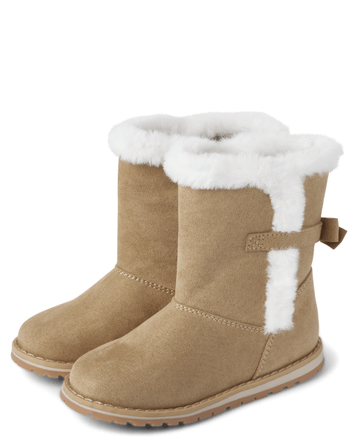 Girls Bow Tall Boots - view 1