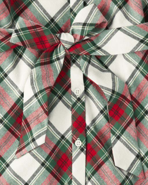 Womens Matching Family Plaid Shirt Dress - Family Celebrations - lbl_product_image_view_2