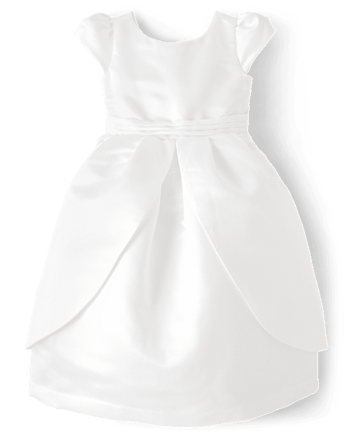 Vestido de satén para niñas - Ocasión especial - lbl_product_image_view_2