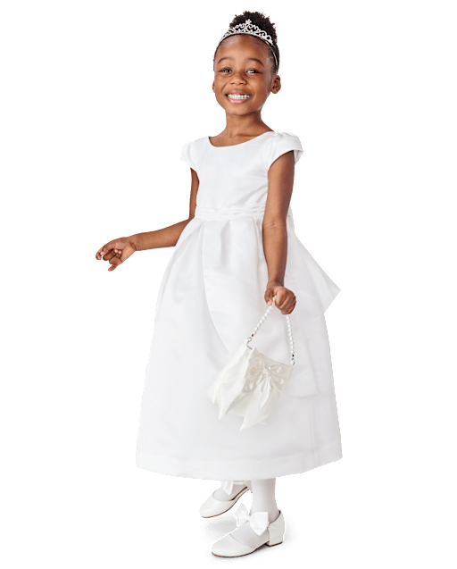 Girls Satin Dress - Special Occasions
