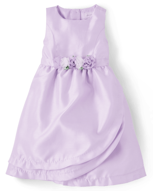 Girls Floral Ruffle Dress - All Dressed Up - view 2