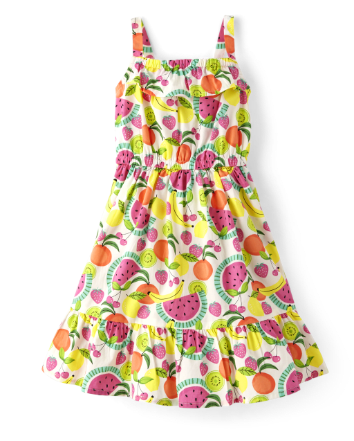 Robe à volants pour fille - Motif fruits festifs - lbl_product_image_view_2