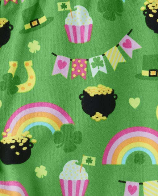 Girls St. Patrick's Day Leggings - Little Leprechaun - view 2