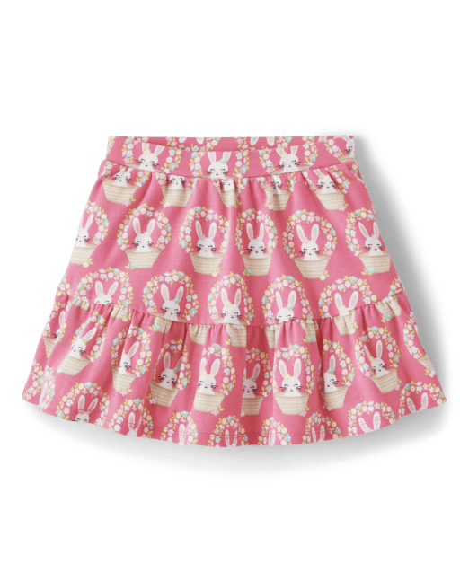 Girls Bunny Peplum Skort - Spring Celebrations - view 2