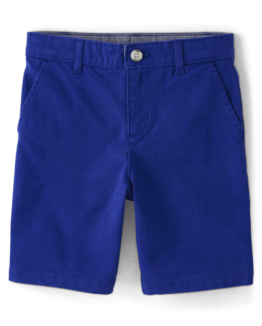 Boys Chino Shorts - Blue Belle - view 1