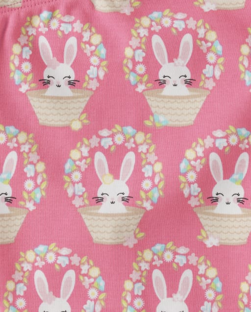 Girls Basket Capri Leggings - Spring Celebrations - view 2