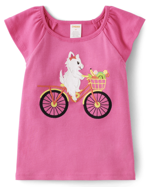 Haut à volants brodé pour fille - Motif fruits festifs - lbl_product_image_view_2