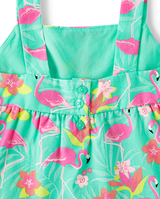 Débardeur à volants flamant rose pour filles - Paradis tropical - lbl_product_image_view_2