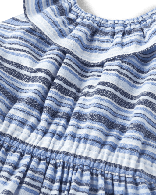 Fille Famille assortie Stripe Ruffle Robes - Sandy Shores - lbl_product_image_view_2
