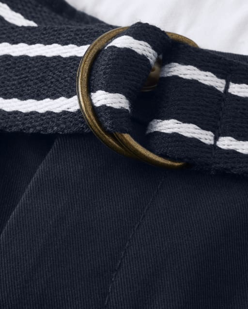 Boys Wrinkle Resistant Belted Chino Pants - Uniform - lbl_product_image_view_2
