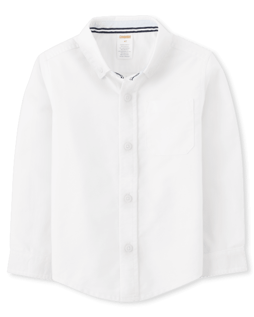 Boys Wrinkle Resistant Button Down Shirt - Uniform