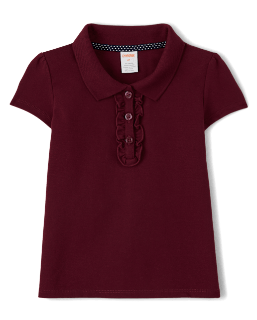 Girls Ruffle Polo - Uniform